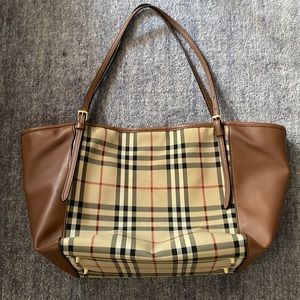 Burberry Canterbury Check Tote Bag